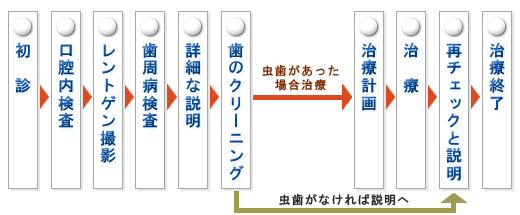 大人の方の定期検診